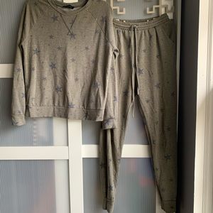 Shop Talulah olive green star jogger set